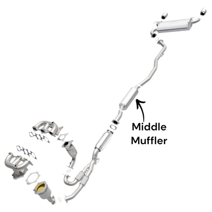 Nissan Murano 3.5L (2003-2007) Middle Muffler