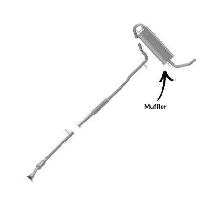 Saturn Vue 2.2L (2002-2007) Muffler