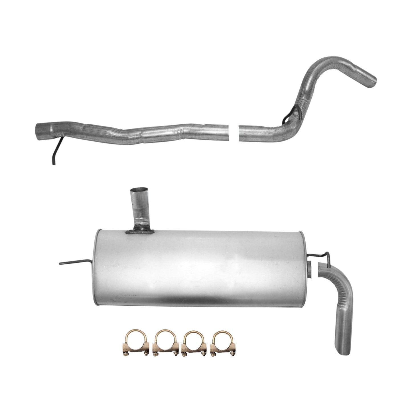 Jeep Wrangler 3.8L (2007-2011) (2-Door) Pipe with Muffler