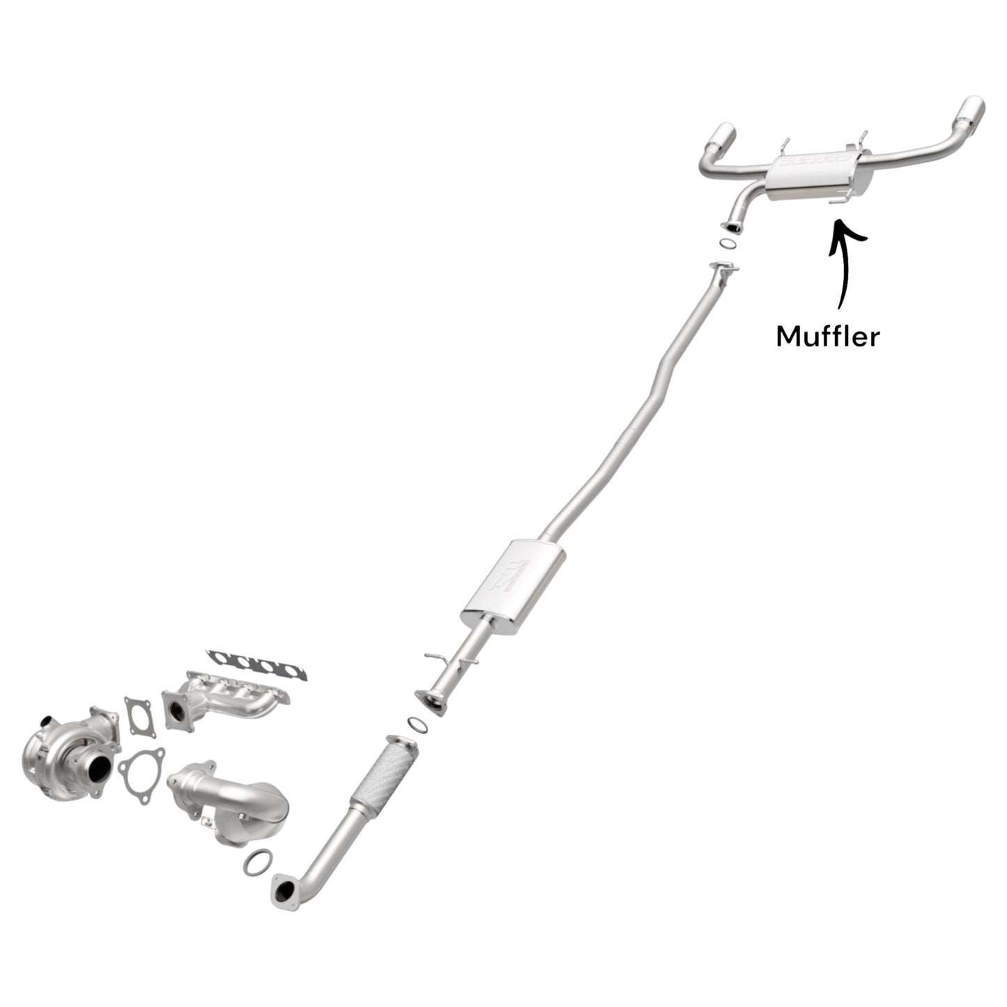 Acura RDX 2.3L (Turbo) (2007-2009) Muffler