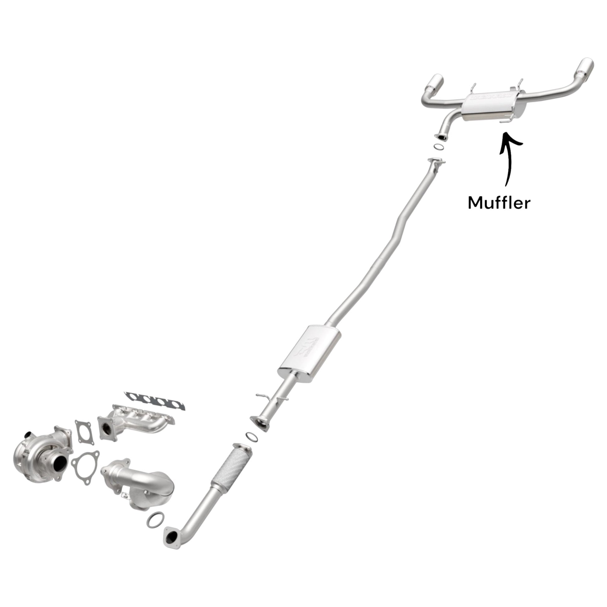 Acura RDX 2.3L (Turbo) (2007-2009) Muffler