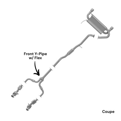 Nissan 350Z 3.5L (2003-2006) Front Y-Pipe with Flex)