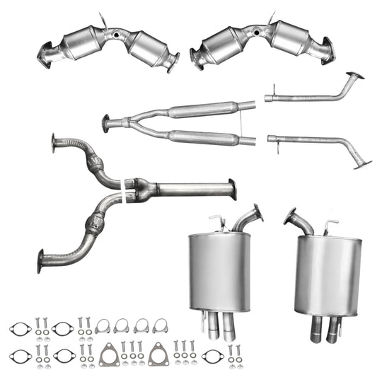 Infiniti M35 3.5L (2006-2008) Manifold Converters, Flex Y-Pipe, Resonator and Both Side Mufflers