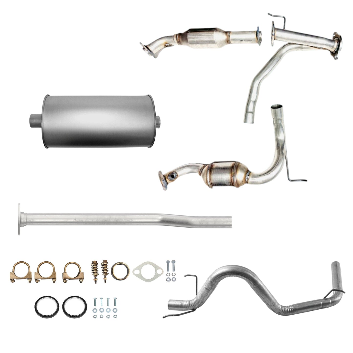 Toyota Tacoma 4.0L (2013-2015) (140.6" Wheelbase) Catalytic Converters, Pipe and Muffler