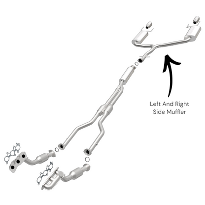 Silencieux en Y gauche et droit pour Lexus IS350 3.5L (2006-2013) (RWD)