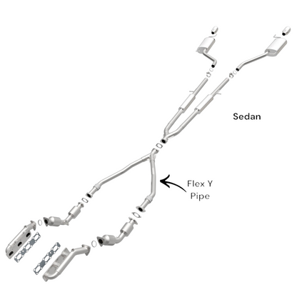 Tuyau en Y flexible pour Infiniti G37 3.7L 2008-2013