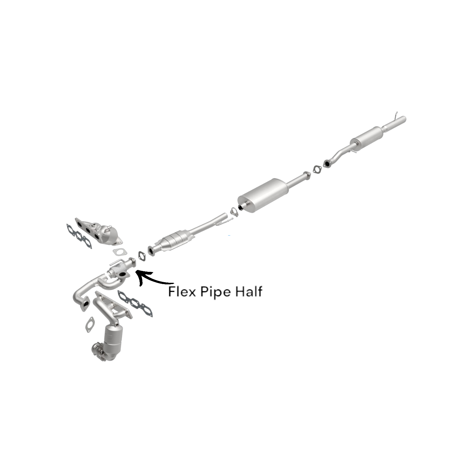 Mazda Tribute 3.0L (2001-2006) Flex Pipe (Half)