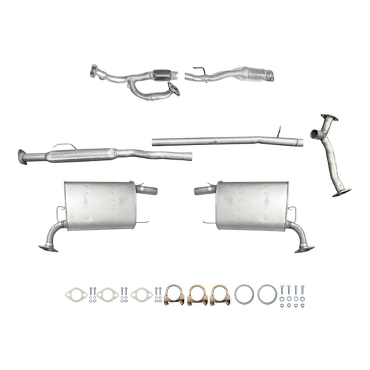 Toyota Camry 3.5L (2007-2011) Flex Pipe with Converter, Resonator and Both Side Mufflers