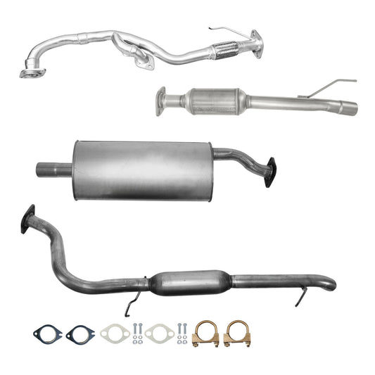 Ford Escape 3.0L (2007-2008) (Federal Emission System) Flex Pipe, Catalytic Converter, Muffler and Resonator