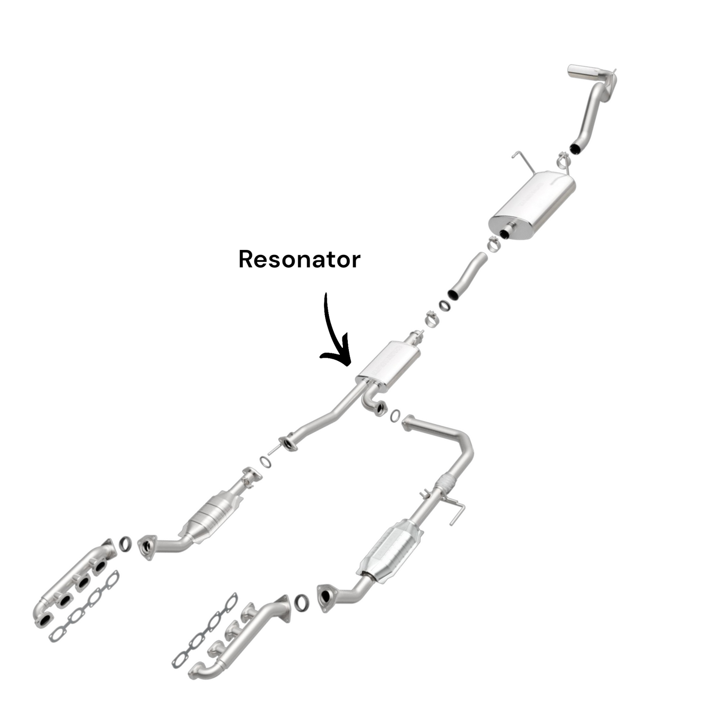 Toyota Tundra 4.7L (2003-2004) 128" Wheelbase Resonator