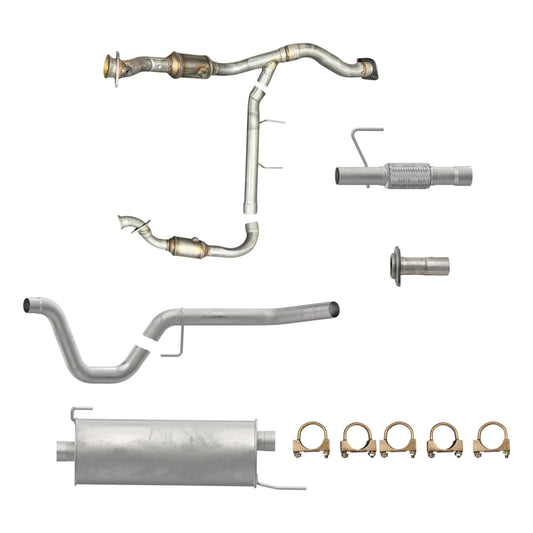 Ford F-150 3.5L (2011-2014) (Turbo) (126.0" Wheelbase) Catalytic Converters, Pipe, Flex Pipe, Muffler and Tail pipe