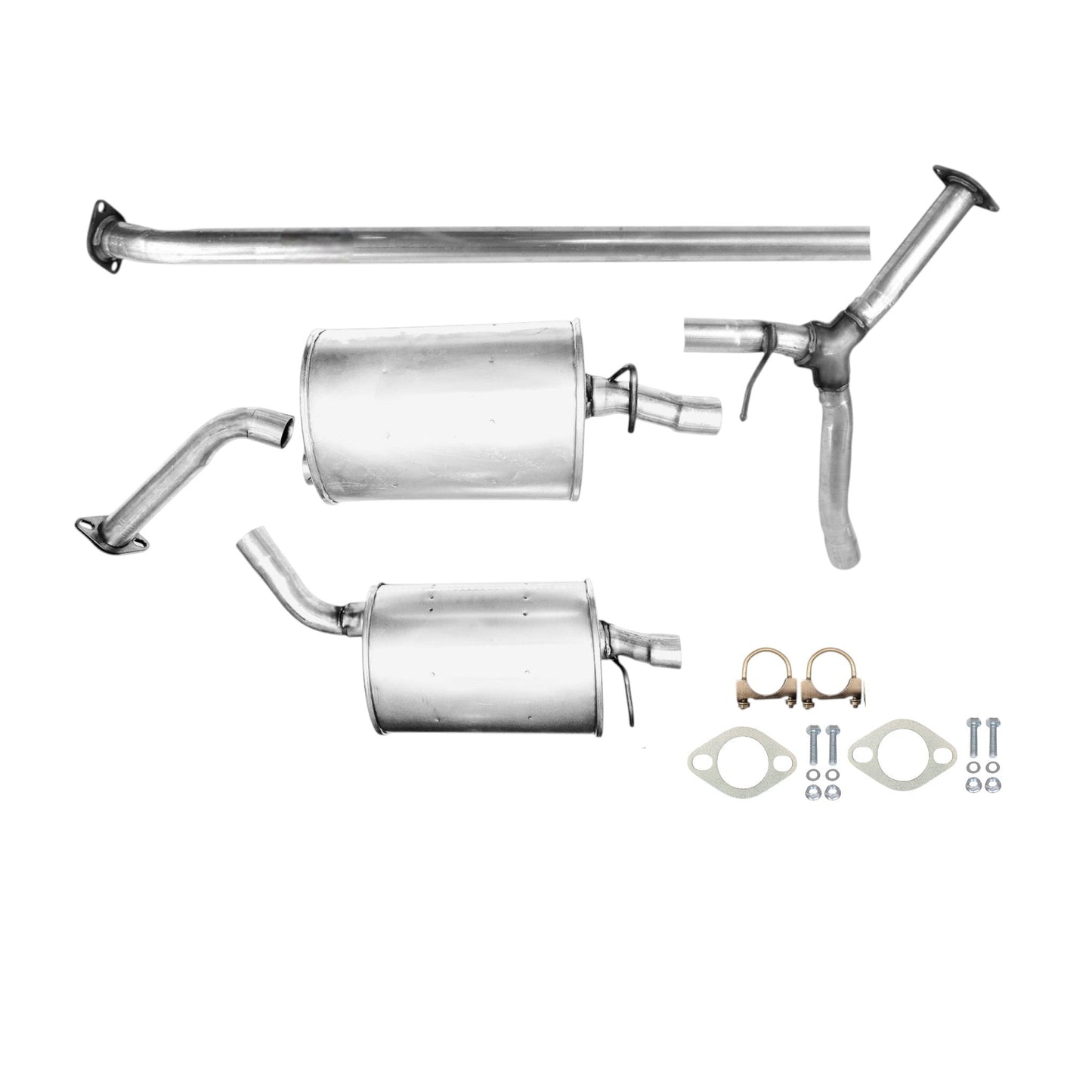 Kia Optima 2.4L (2011-2018) (EX,LX) (Except Korean Built) Y Pipe, Right And Left Side Muffler