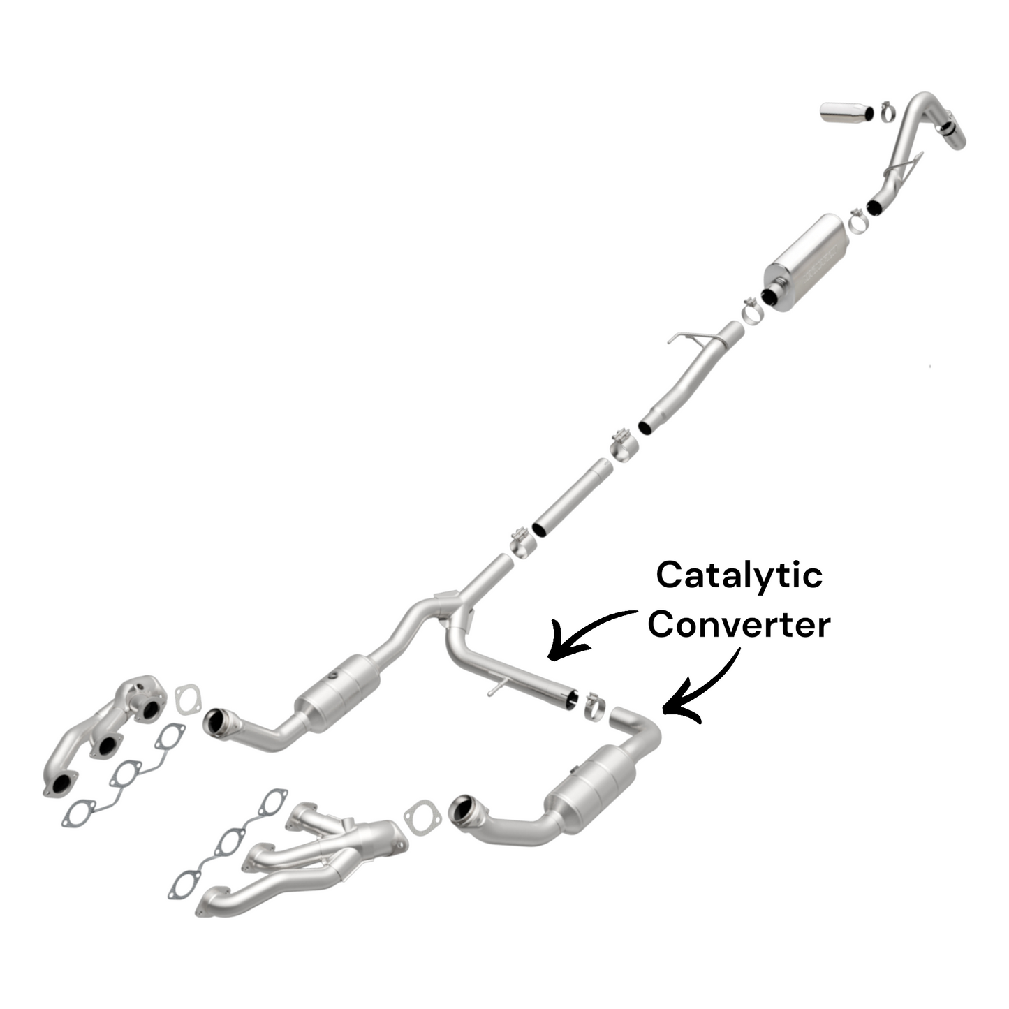 Lincoln Mark LT 5.4L (2006-2008) (138.5" Wheelbase) (4WD) Catalytic Converters