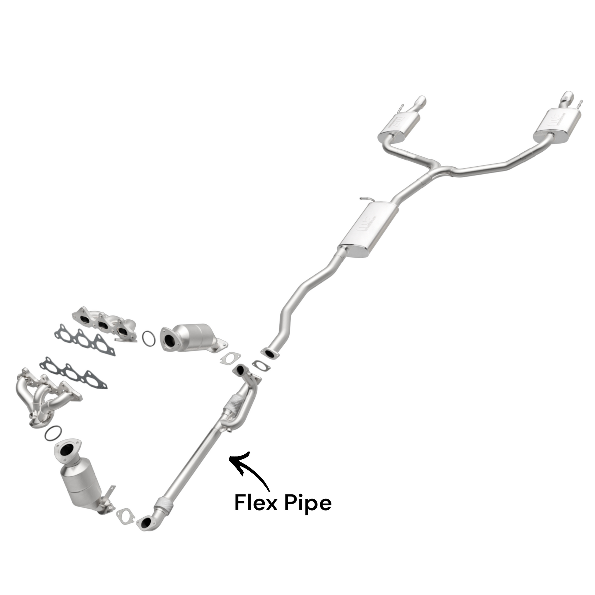 GMC Acadia 3.6L (2007-2008) Flex Y Pipe