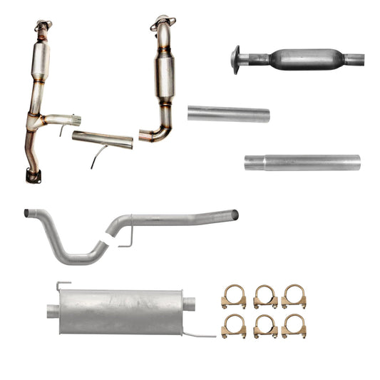 Ford F-150 5.0L (2011-2014) (Only for California Emissions) (157.0" Wheelbase) Catalytic Converters, Resonator, Pipes, Muffler and Tail Pipe
