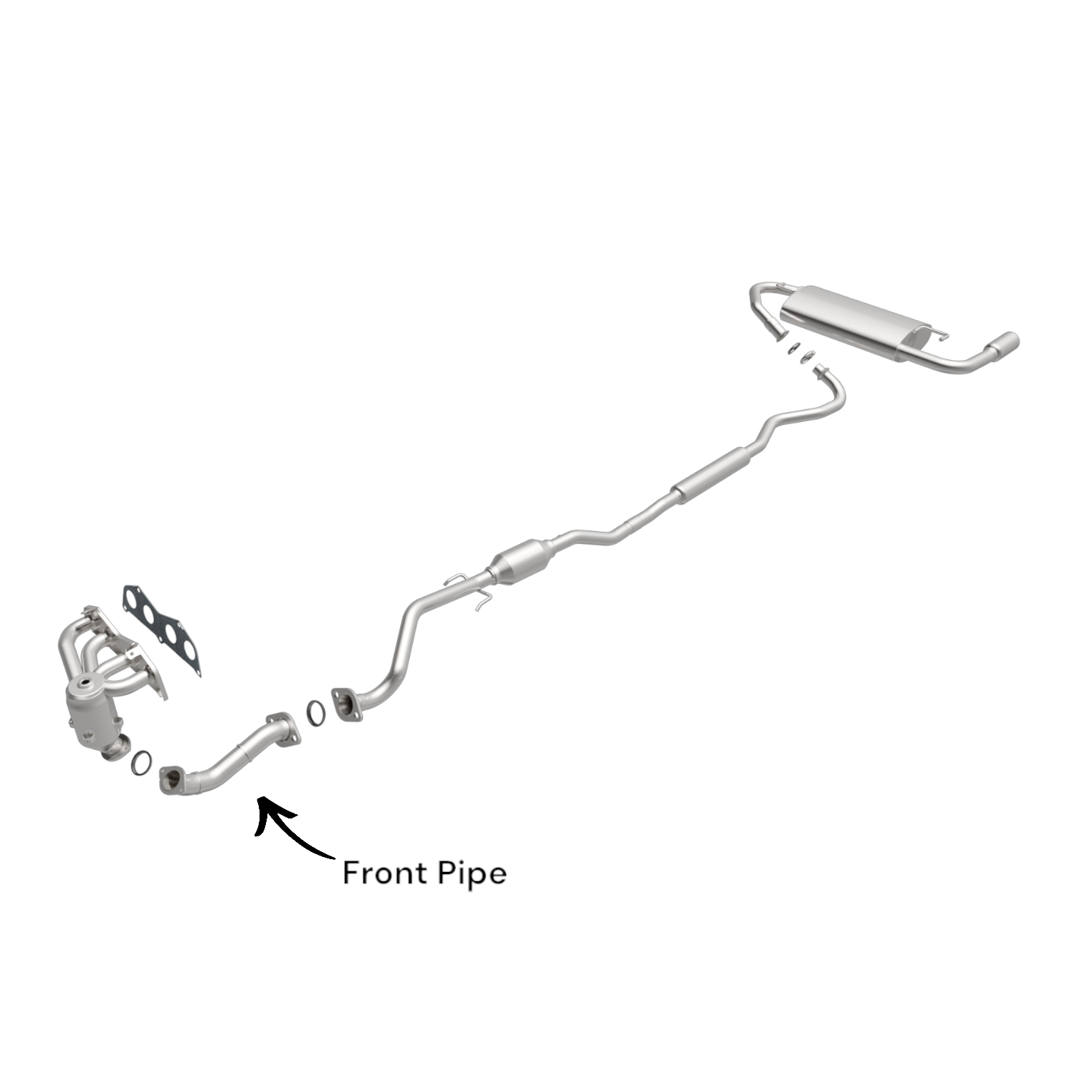 Toyota Matrix 1.8L AWD (2003-2006) Front Pipe