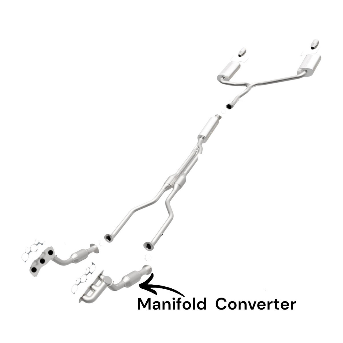 Lexus IS250 2.5L (2006-2012) (RWD) Left  Side Manifold Converter