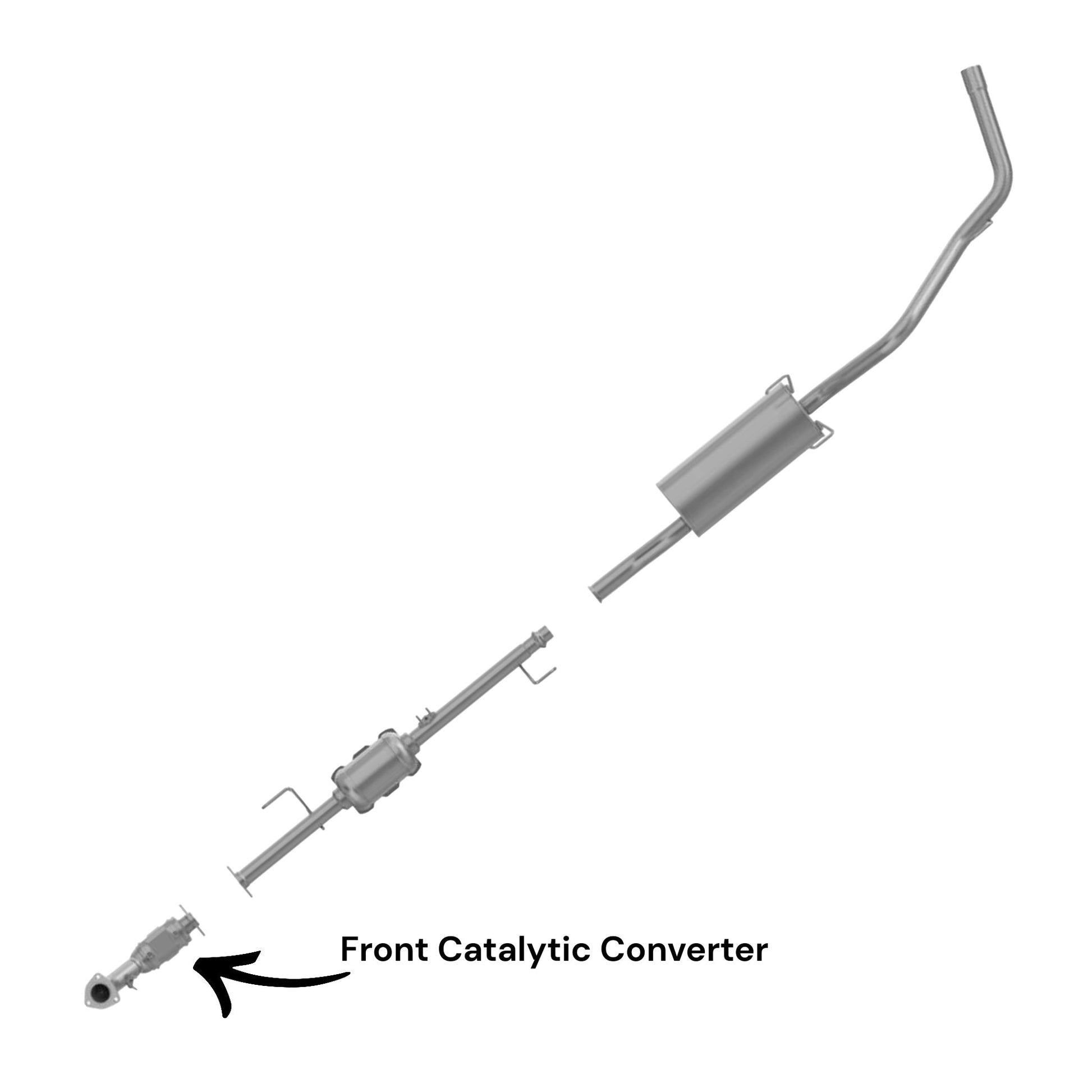 Toyota Tundra 3.4L (2000-2004) (California Emissions System) Front Catalytic Converter