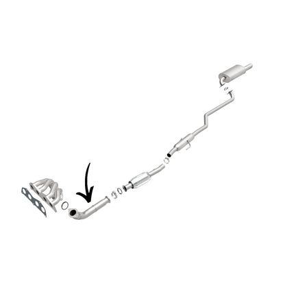 Tuyau d'échappement avant pour Toyota Corolla 1.8L L4 (1998-2002)