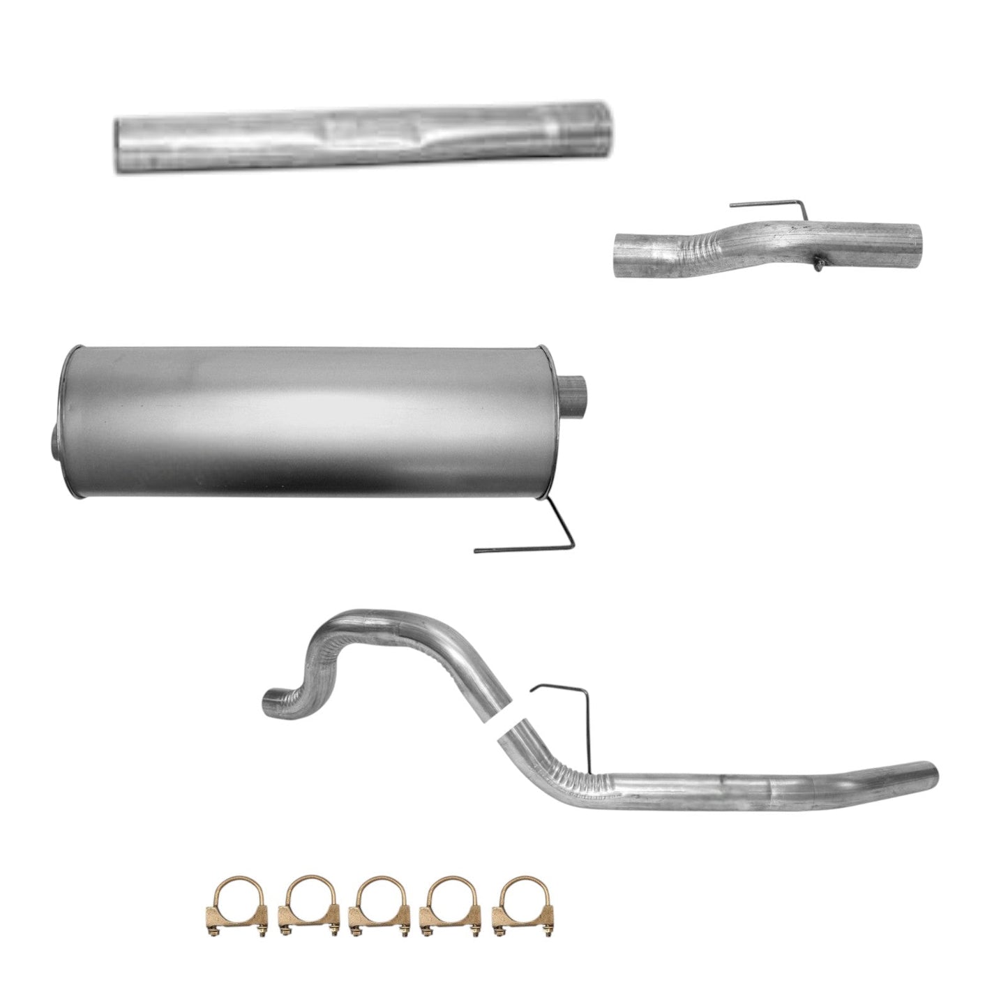 Ford F-150 5.4L (2004-2008) (138.5"Wheelbase) Pipes, Muffler And Tail Pipe