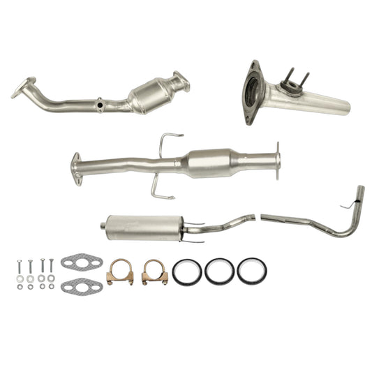 Toyota Tacoma 2.4L (1999-2004) (121.9" Wheelbase) Catalytic Converters, Pipe and Muffler with Tail pipe