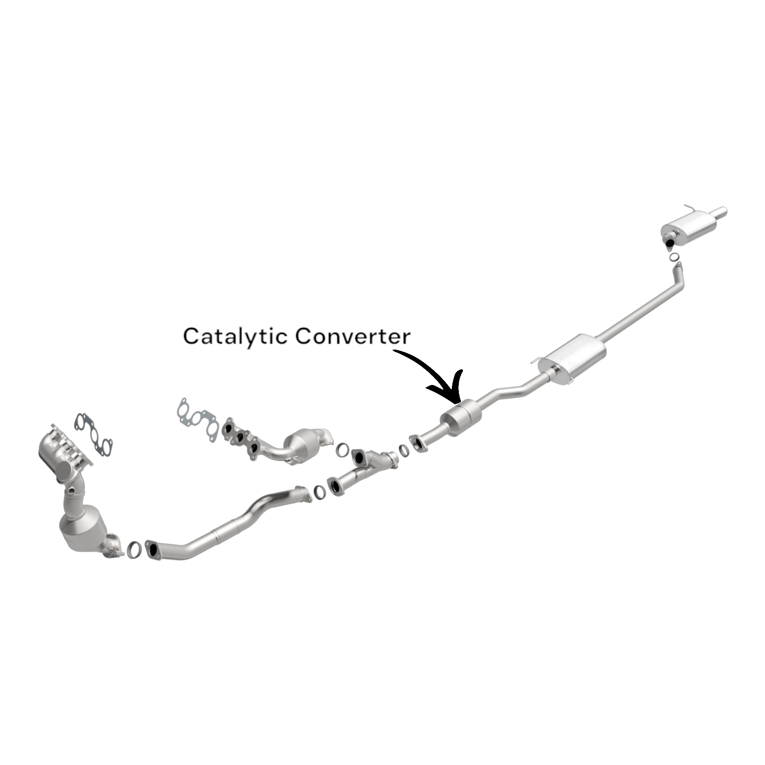 Toyota Highlander 3.3L (2004-2007) V6 Catalytic Converter