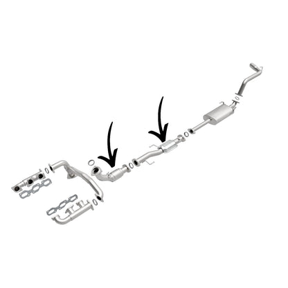 Convertisseurs catalytiques avant et arrière pour Toyota 4Runner 3.4L V6 (1999-2002)