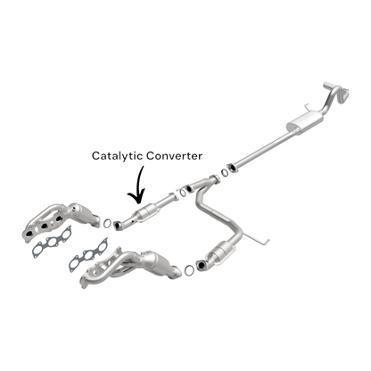52451 - Toyota Tacoma 4.0L (2005-2015) V6 Passenger Side (Right Side) Catalytic Converter