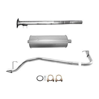 Toyota Tacoma 2.7L (2000-2004) (103.3 Wheelbase) (California Emissions System) Axel Pipe & Muffler With Tail Pipe
