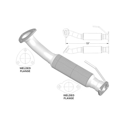 Mazda Tribute 2.3L (2005-2008) V4 Flex Pipe