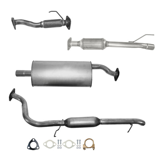 Ford Escape 2.3L (2005-2008) Flex Pipe, Catalytic Converter, Muffler and Resonator