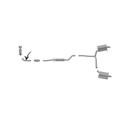 Acura TSX 2.4L (2009-2014) Front Flex pipe