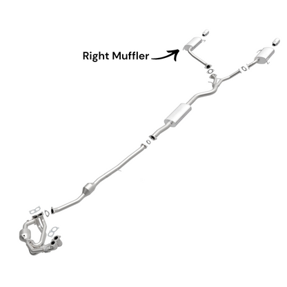 Subaru Outback 2.5L (2005-2009) (Non-Turbo) Right Muffler