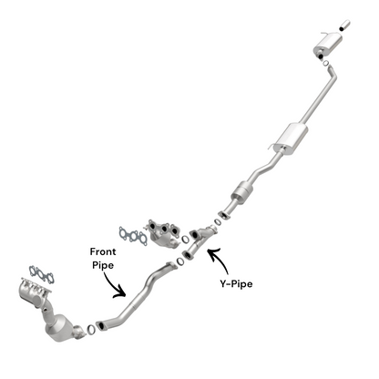 Toyota Highlander 3.3L (2006-2007) (Full Hybrid) Front Pipe and Y-Pipe