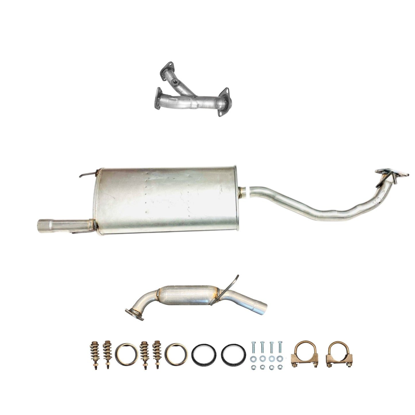 Toyota Highlander 3.3L (2008-2010) (Hybrid) Front Y-Pipe, Muffler and Resonator