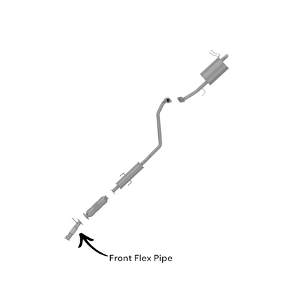 KIA Forte Koup 2.0L & 2.4L (2010-2013) Front Flex Pipe