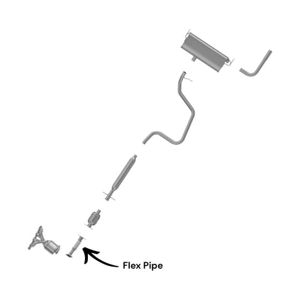 Pontiac G6 2.4L (2010) (6 Speed) Flex Pipe