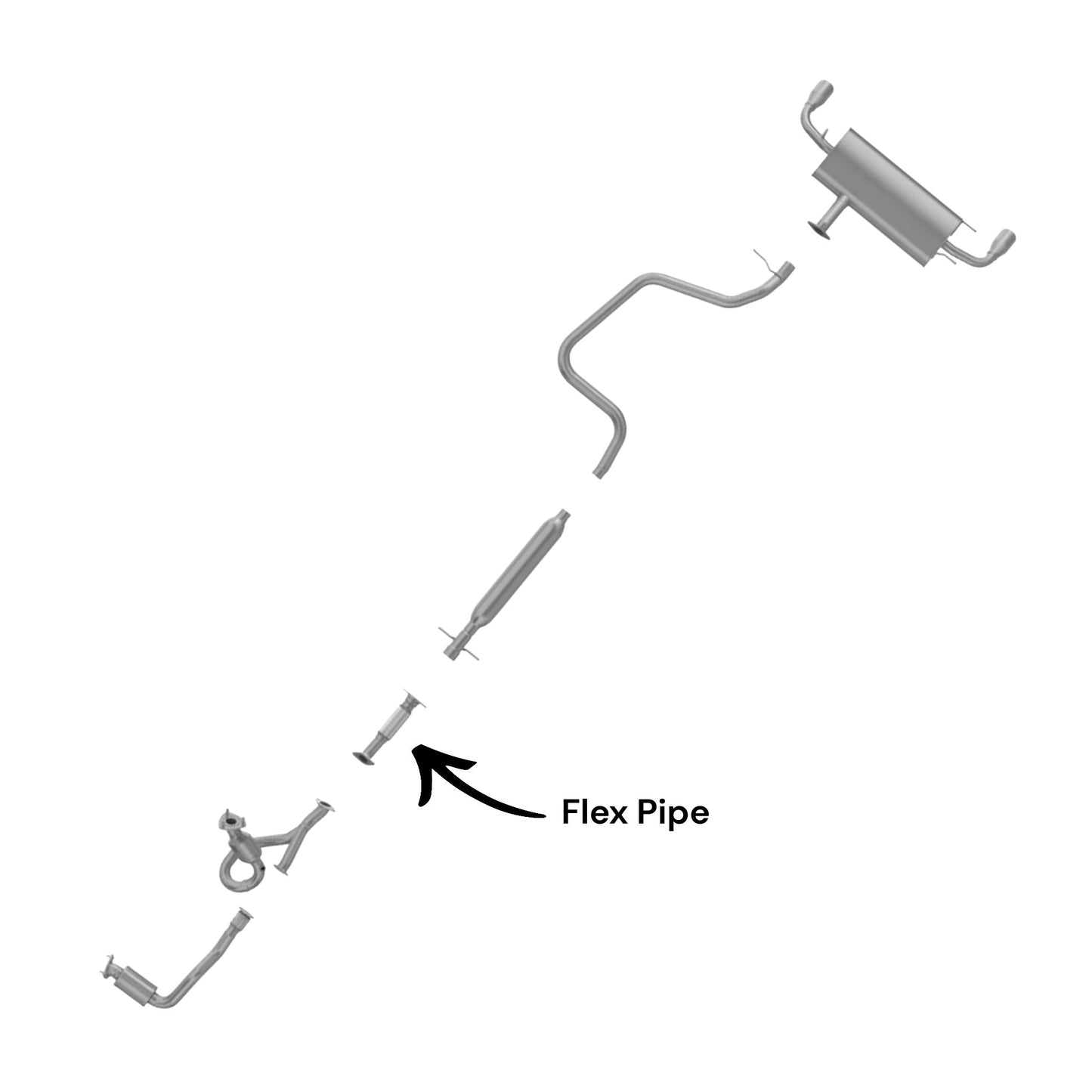 Pontiac G6 3.6L (2009) Flex Pipe