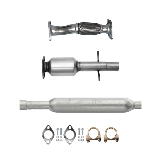 Chevrolet Malibu 2.4L (2008-2012) (Non-Hybrid) (6 Speed) Flex Pipe, Catalytic Converter, Resonator