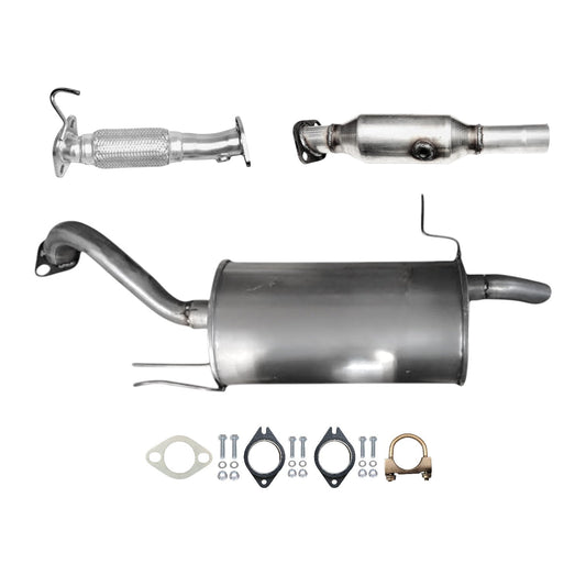 Kia Rondo 2.0L (2014) (Federal Emissions System) Flex Pipe, Catalytic Converter and Muffler