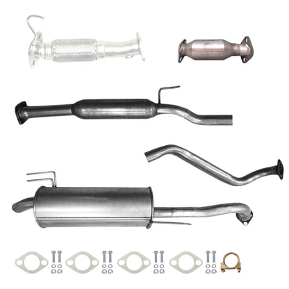Kia Forte 1.8L (2014-2016) (Federal Emissions System) Flex Pipe, Catalytic Converter, Resonator and Muffler