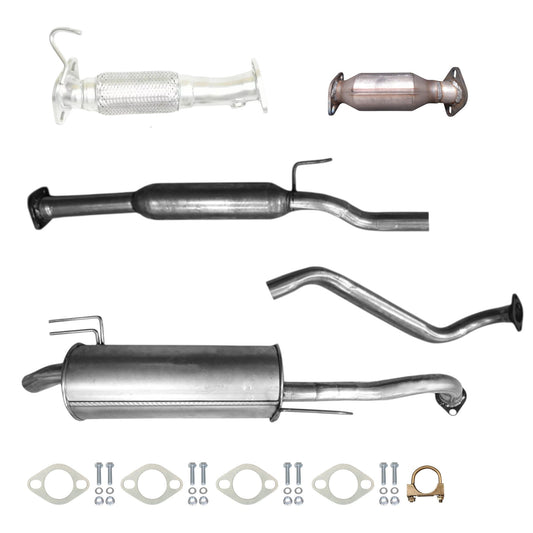 Kia Forte 1.8L (2014-2016) (Federal Emissions System) Flex Pipe, Catalytic Converter, Resonator and Muffler