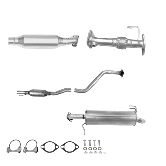Kia Rio 1.6L (2012-2017) (Hatchback) Flex Pipe, Catalytic Converter, Resonator and Muffler