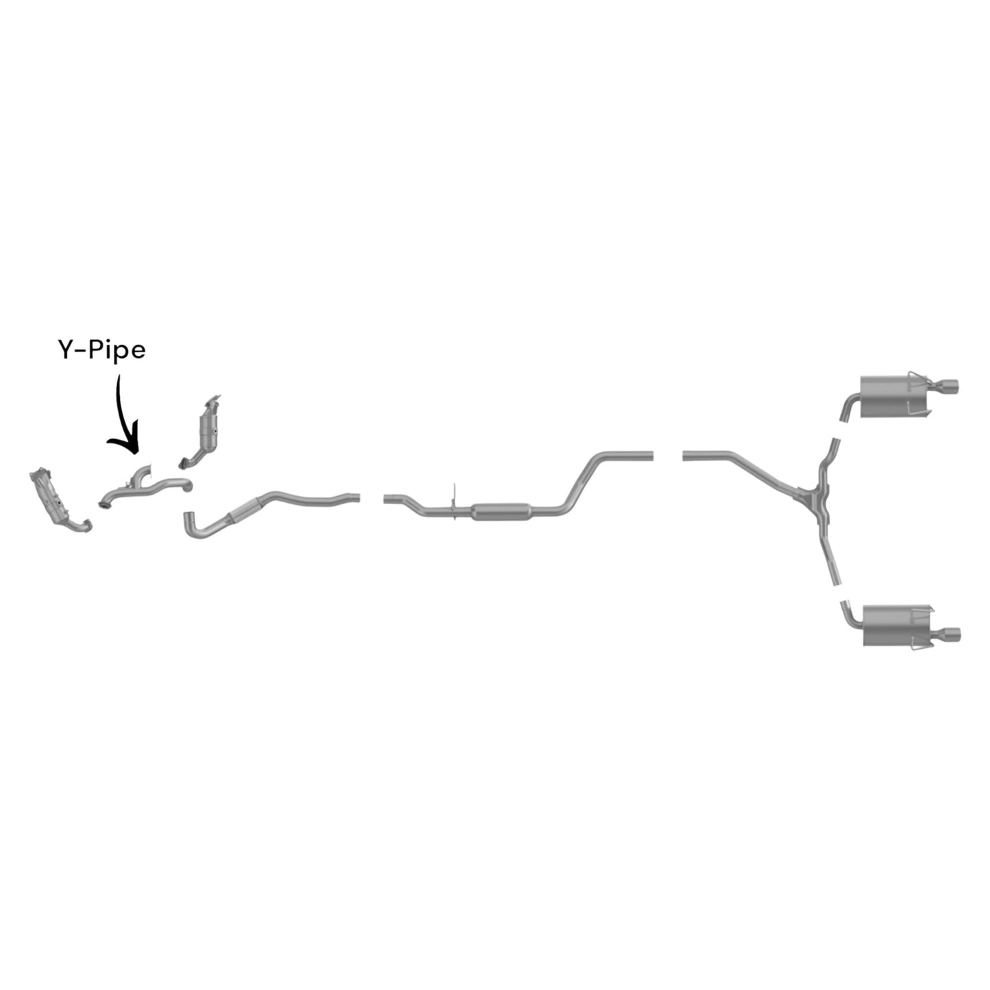 Dodge Journey 3.6L (2011-2019) (FWD Only) Front Y-Pipe