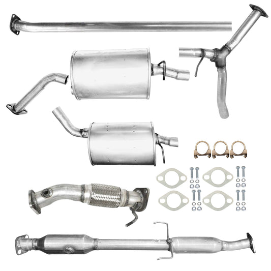 Kia Optima 2.4L (2011-2017) (Non-Hybrid) (Except Korean Built) Flex Pipe, Catalytic Converter, Y-Pipe and Both Side Muffler