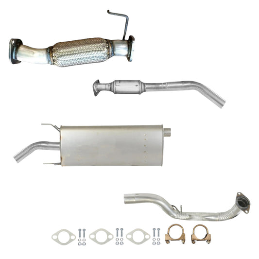 Kia Sorento 2.4L (2014, 2015) Flex Pipe, Catalytic Converter, Muffler With Pipe