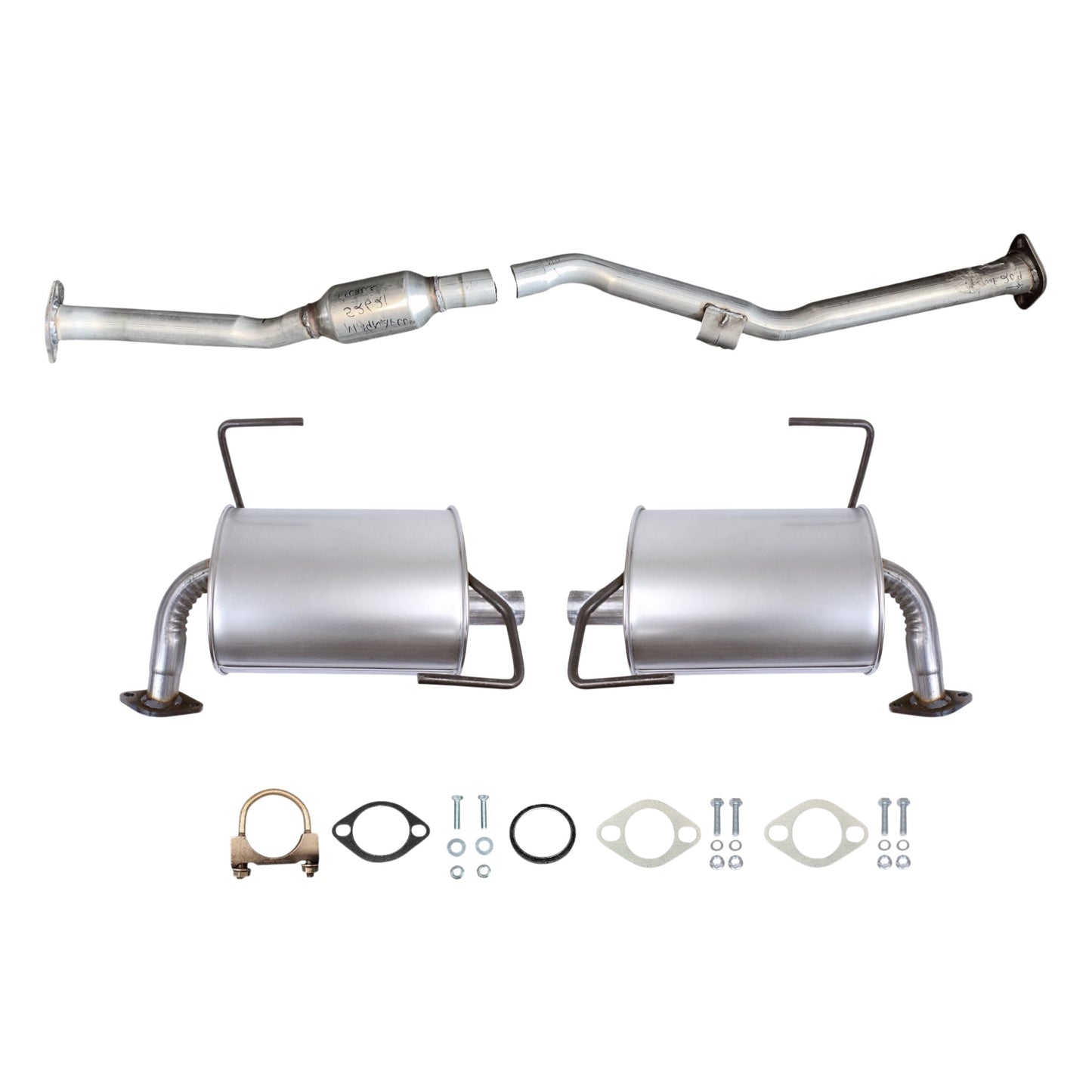 Subaru Forester 2.0L (Turbo) (2014-2018) Catalytic Converter And Both Side Mufflers