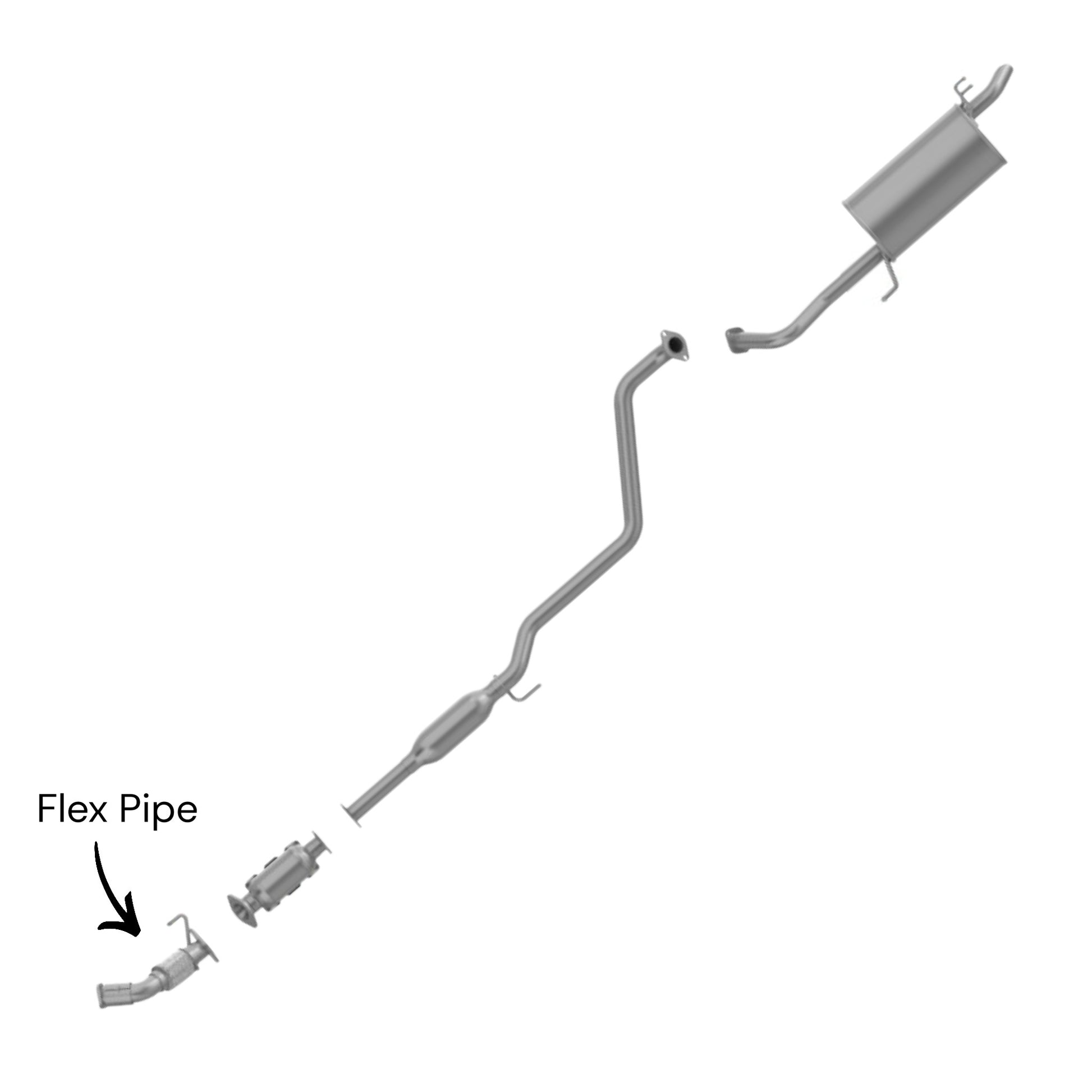 KIA Forte 2.0L (2017, 2018) Flex Pipe (LX and S Models Only)