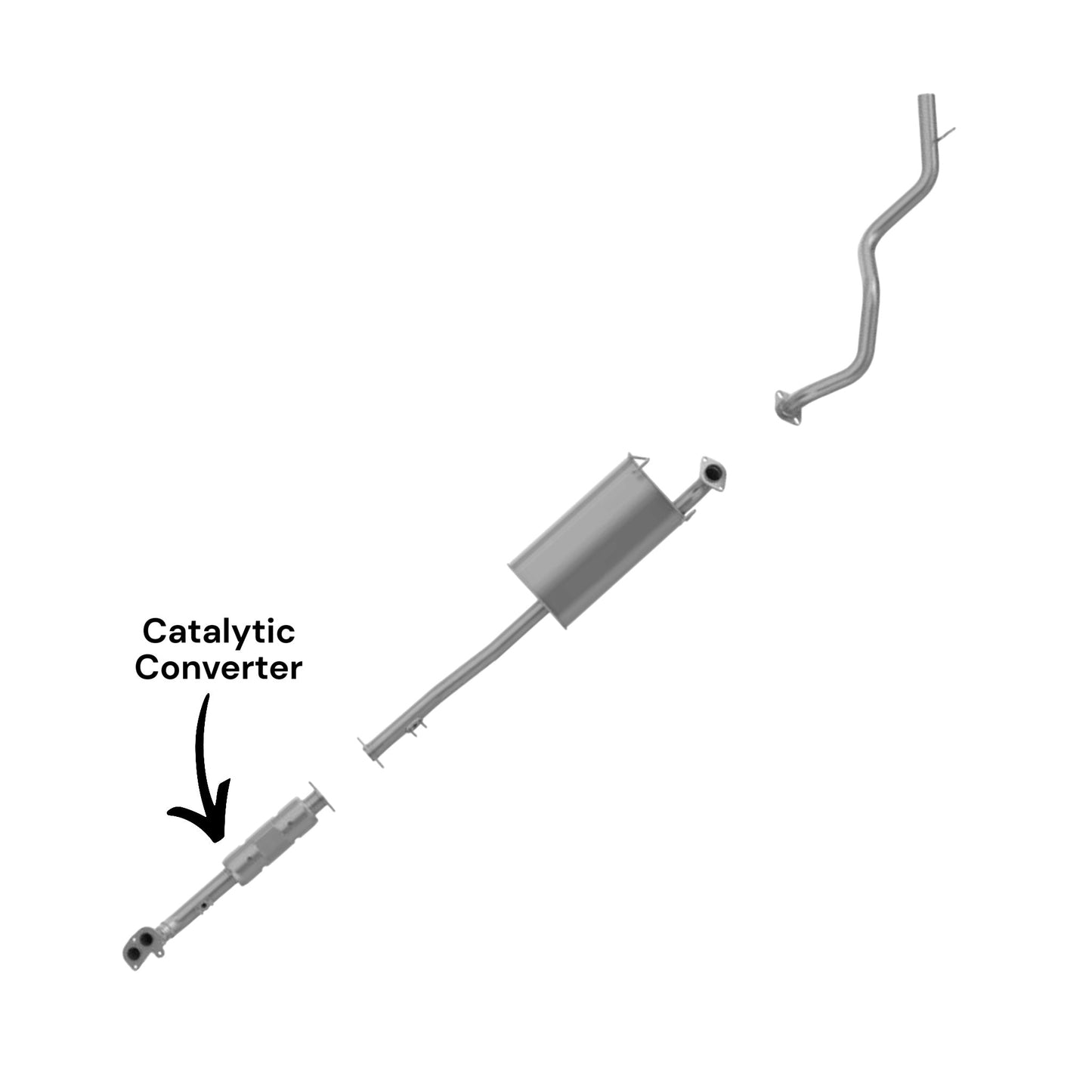 Toyota 4Runner 3.4L (1996-2000) (Federal Emissions System) Catalytic Converter