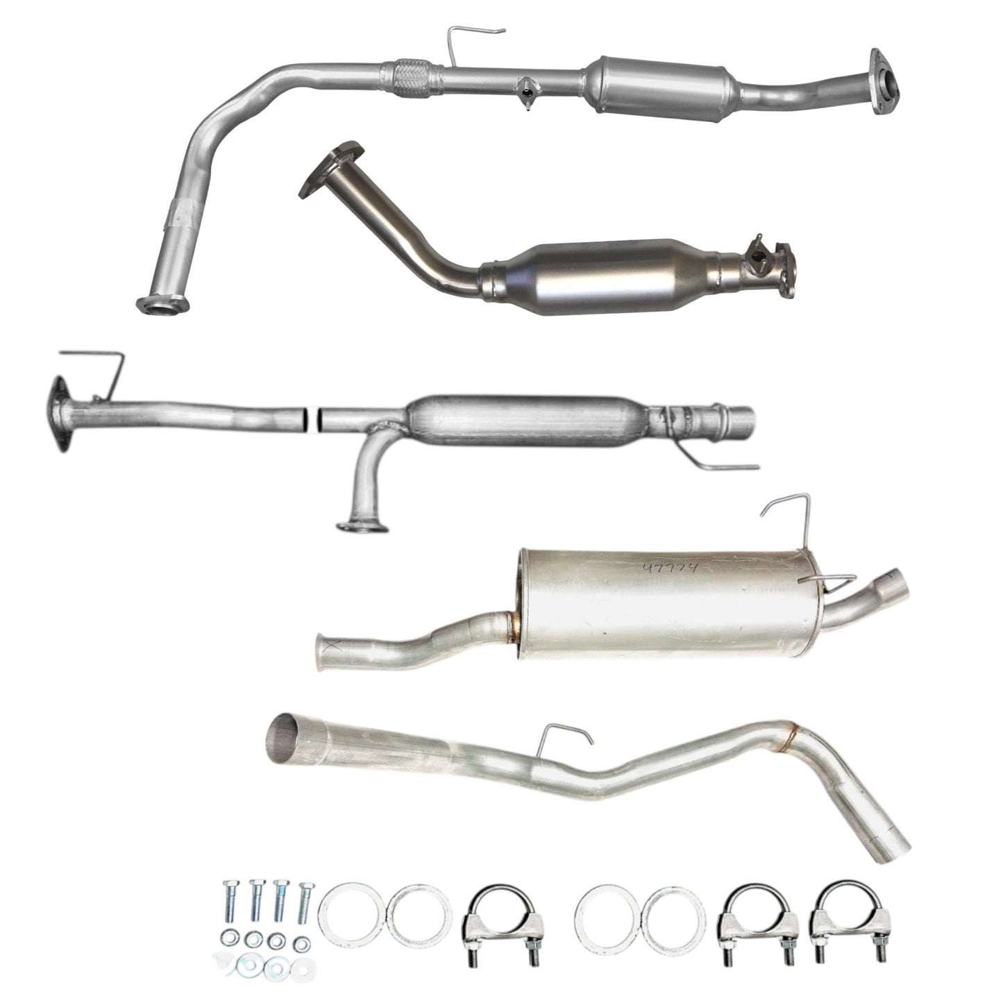 Toyota Tundra 4.7L (2000-2002) Catalytic Converter, Resonator and Muffler